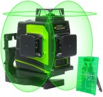 GF360G křížový laser 3D 360° zelený paprsek, samonivelační INDUSTRIAL