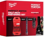 Milwaukee PERFECT MATCH sada prodlou�en�ch pr�myslov�ch hlavic 1/2“, 10 ks (4932492652)