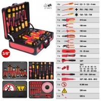 KS Tools sada nad pro hybridn automobily nebo elektromobily, 43 ks