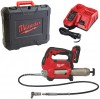 Milwaukee M18GG-201C aku mazac lis 1x 2,0 Ah + nabjeka + kufr