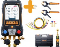 Testo 0564 3558 Smart Vakuum Set digit�ln� servisn� p��stroj testo 558s s vakuovou a teplotn� sondou a plnic�mi hadicemi