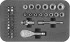 Milwaukee sada s kompaktn� r��nou 1/4“, 39 ks, 4932492672