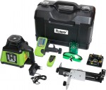 Huepar RL200HVG rotan laser zelen samonivelan 360 do 500 m + dlk. ovlada + kufr
