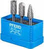 Pferd 1414 ALLROUND stopkov frzy z tvrdokovu, stopka 6 mm, 3-dln sada