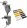 Bernstein 9-290-SET1 SPANNFIX 4.0 sv�r�k s kulov�m kloubem 100 mm se sadou ochrann�ch �elist�