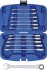 BGS 6541 okoploch rnov kle 8 - 19 mm s pepnac pkou, sada 12 dl
