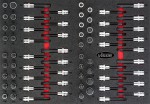 VIGOR V4753 sada n�str�n�ch hlavic 1/2“, TORX® a �estihran, 70 ks s p�novou vlo�kou velikosti L