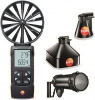 Testo 417 sada 2 vrtulkov anemometr s micmi trychti a usmrovaem proudn, 0563 2417