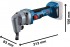 Bosch GNA 18V-16 E aku prostihova 2x 4.0 Ah, 0601529601