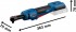 Bosch GRC 18V-60 Professional aku rnov roubovk 3/8“, 2x 2,0 Ah, L-BOXX, 06019N8002