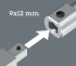 Wera 003200 ovl�dac� n�stroj pro vkl�dac� n�stroje s upnut�m 9 � 12 mm 9998 X-Power, 05003200001