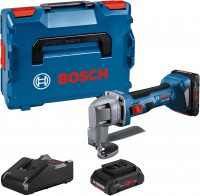 Bosch GSC 18V-16 E aku nky na plech 2x 4.0 Ah, 0601926301