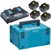 Makita 197626-8 sada 4xBL850B + DC18RD + systainer