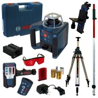 GRL 300 HV Set samonivelan rotan laser + RC 1, WM 4, LR 1, GR 240, BT 300 HD Bosch