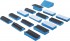 BGS 74365 sada brusnch blok se suchm zipem, 16-dln