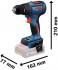 Bosch EXPERT EXSR18V-90 aku vrtac� �roubov�k 18 V, 2x 4,0 Ah, L-BOXX, 06019R2101