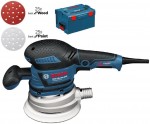 GEX 125-150 AVE excentrick bruska + 50 brusn. papr + L-Boxx Bosch