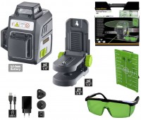 Laserliner 036.700A PocketPlane 3G kov rov laser zelen samonivelan 3x 360 + kufr