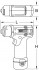 KS Tools 515.3558 aku bruska 10,8 V, 3 200 ot./min, 2� aku + nab�je�ka