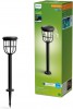 Philips Outdoor Ultra-Efficient Solar Radii soklov� sv�tidlo se z�pichem, 1,3 W, 3000 K, �ern� (8720169267213)