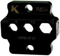 Klauke R504 krimpovac� matrice R50 pro kabelov� oka 6-16 mm²