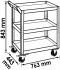 Vigor V4758 servisn� voz�k 763 � 443 � 843 mm