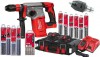 Milwaukee M18 BLHX100P-502P aku kombinovan� kladivo 2x 5.0Ah + sada SDS-Plus vrt�k� + kufr, 4933498243