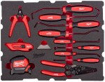 Milwaukee PACKOUT p�nov� vlo�ka s h�ky, vytahov�ky, metrem, no�em a kle�t�mi 17 ks (4932501877)