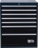BGS 80200 zsuvkov spodn skka, 7 zsuvek, przdn