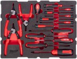 Milwaukee PACKOUT p�nov� vlo�ka se �roubov�ky a kle�t�mi na pojistn� krou�ky 44 ks (4932501876)