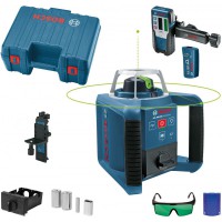 Bosch GRL 300HVG + LR1 + WM4 + RC1 rotan laser samonivelan do 300 m, 0601061701