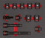 Milwaukee 3/4“ p�nov� vlo�ka s pr�myslov�mi hlavicemi Shockwave Impact Duty STD 11 ks, 4932493396