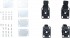 BGS 80015 sada otonch koleek pro systmov kufr na kolekch, 4-dln