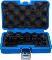 BGS 74554 nstrn hlavice 1/4“ - 3/8“ - 1/2“  E-Typ Plus, 19 ks
