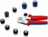 Knipex 97 52 63 A �ty�trnov� lisovac� kle�t� pro soustru�en� kontakty 0,08–2,5 mm²