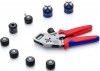 Knipex 97 52 63 DG A digit�ln� �ty�trnov� lisovac� kle�t� pro soustru�en� kontakty 0,08–2,5 mm²