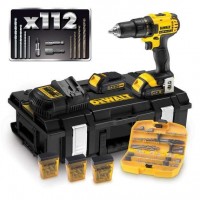 DCD730C2KX aku roubovk 2x 14,4V 1,5Ah + 112 psl. DeWalt