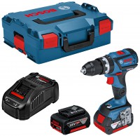 Bosch GSB 18V-60 C bezuhlkov aku vrtaka s pklepem  2x 18V/5.0Ah, 60Nm, 06019G2100