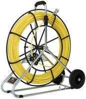 Runpotec GF11 protahovac pero ze skelnho vlkna Ø 11 mm, 200 m, pojzdn navjec stojan (10095)