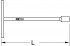 KS Tools 963.8460 BRONZEplus n�str�n� kl�� s pevnou T-rukojet�, 6-hran, 77 mm