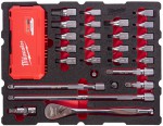 Milwaukee PACKOUT p�nov� vlo�ka s bity a r��nou 1/2“ 67 ks, 4932501870
