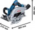 Bosch GKS 18V-70 L aku okrun pila + L-Boxx bez aku