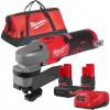 Milwaukee M12 FMS16-522B aku prost�ihova� plechu 12 V, 2� aku 5,0/2,5 Ah, nab�je�ka, ta�ka 4933502338