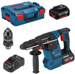 Bosch GBH 18V-26 F aku vrtac kladivo 2x 5,0 Ah + GAL 1880 CV + L-Boxx 0611910007