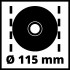 Einhell TC-AG 115/750 �hlov� bruska 750 W, 115 mm, 4430960