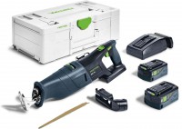 Festool RSC 18 5,0 EB-Plus aku pila ocaska 2x aku 18V/5.0Ah + Systainer 576948