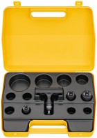 REMS KaliGrat E Set 16�2,25 + 20�2,5 + 25�2,5 / 26�3 odhrotovac� a kalibra�n� n�stroje s r��nou, 114002