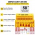 VEVOR Lockout Tagout Kit 58 ks sada LOTO zabezpeen s uzamykatelnou stanic