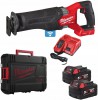 Milwaukee M18 ONEFSZ-502X aku pila ocaska 2x aku 5.0Ah + kufr 4933478294