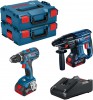 Bosch 0615990M0R aku sada GSR 18V-28 + GBH 18V-21 + 2 aku GBA 4.0Ah + GAL 18V-40 + L-BOXX